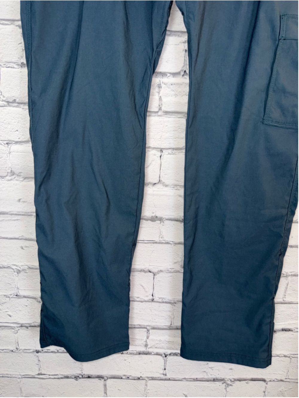 Men's prAna Cargo Pants size 42x32 Zion Slim Straight Hiking Pants Adjustable - Picture 7 of 16